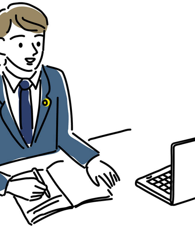 打ち合わせはオンライン会議